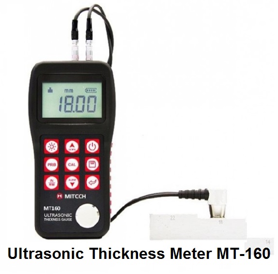 Ultrasonic Thickness Gauge MT-160,เครื่องวัดความหนาเหล็ก MITECH MT-160
