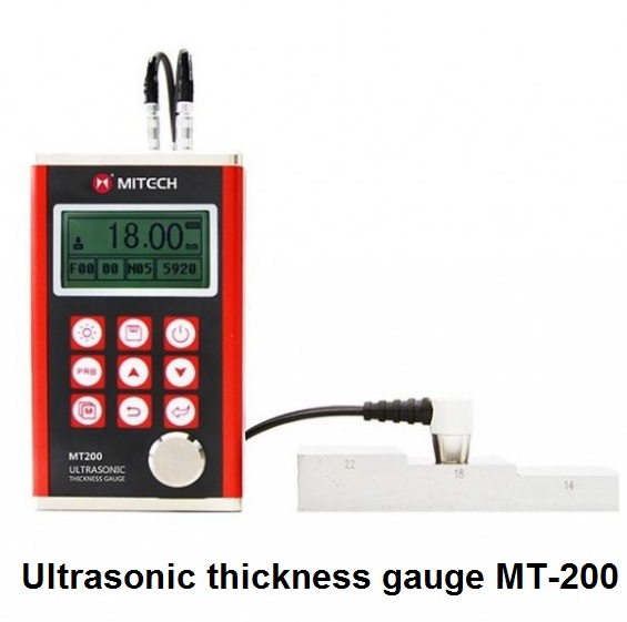 เครื่องวัดความหนาเหล็ก MT-200,Ultrasonic Thickness Gauge MT-200,Mitech MT-200